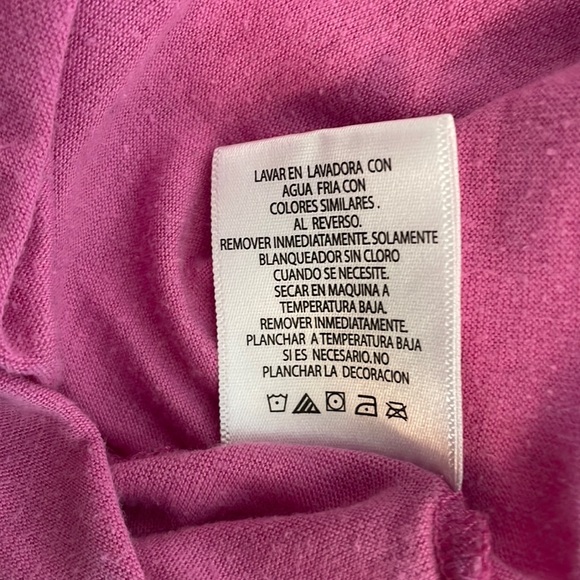 White Stag XXL 20 pink sleeveless shirt hummingbird & floral design bling - Picture 5 of 7